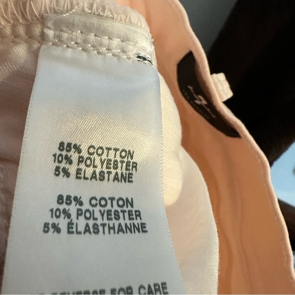 NWOT 7 For All Mankind High Waist Ankle Stretch Jean in Light Pink 30 Excellent! - Picture 10 of 10